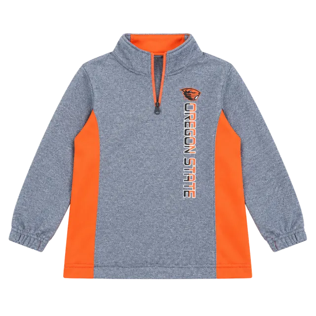 (551) Rivalry Threads Oregon State University Quarter Zip Size 2T
