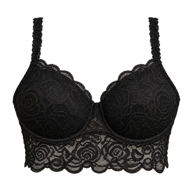 Pink Victoria's Secret Lace Bralette Size M Black Lingerie