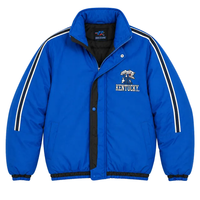 Pro Tuff Collegiate Kentucky Wildcats Jacket kids XL 18-20 Blue Puffer