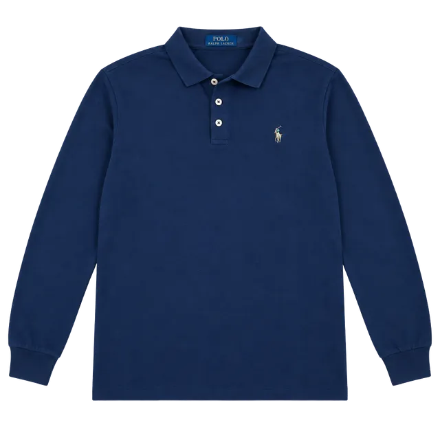 Polo Ralph Lauren Long Sleeve Polo Shirt XL Navy Classic Fit