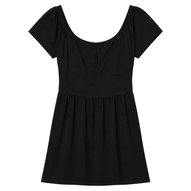 Old Navy Jumpsuit Size M Black Sweetheart Neck Flutter Sleeve