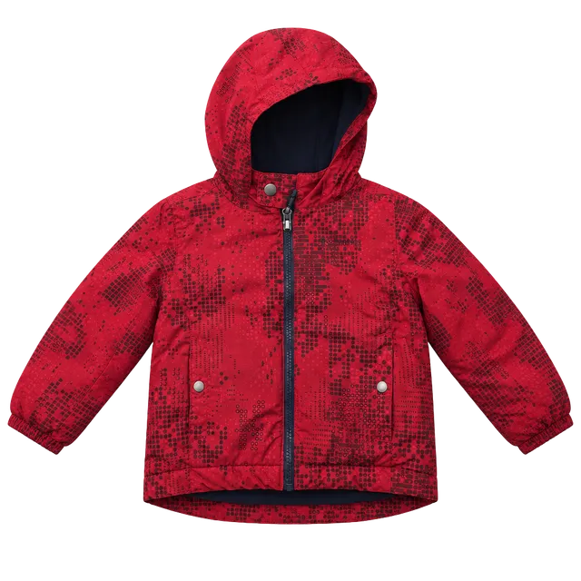 Columbia Jacket Size 3T Red Patterned Winter Outgrown