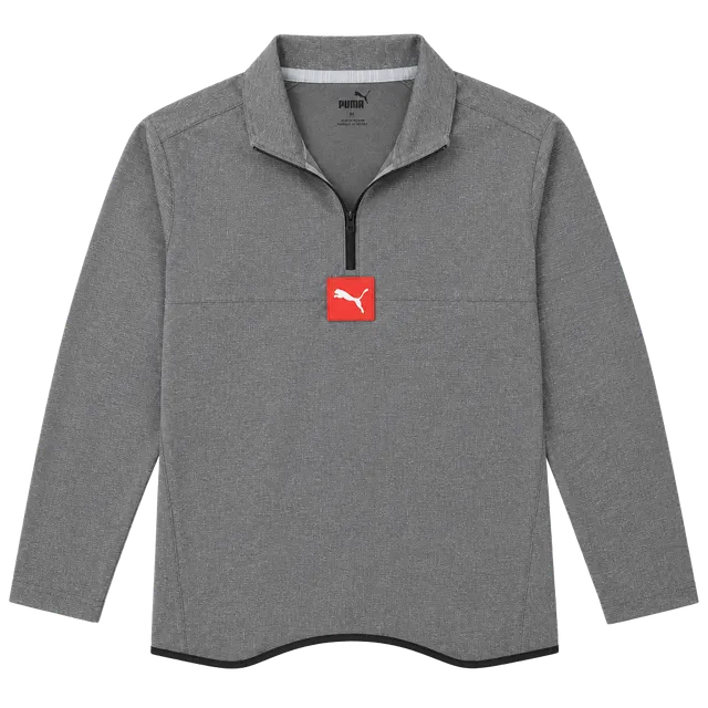 Puma 1/4 Zip Pullover Size L Gray