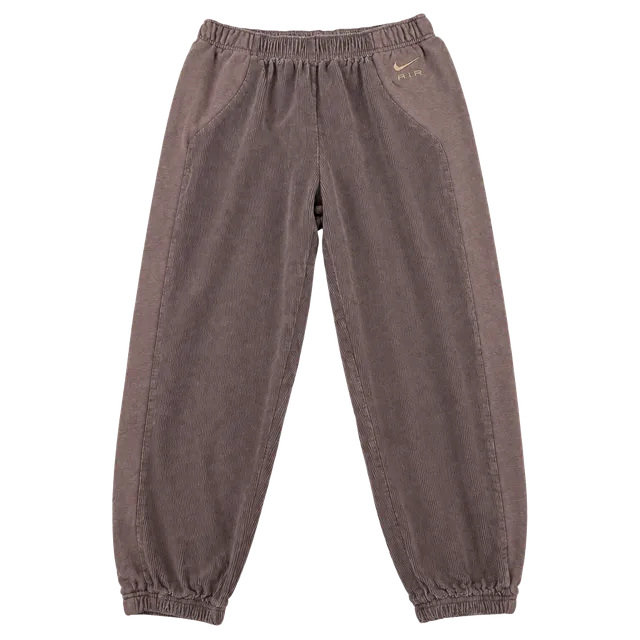 Women’s Nike Air Corduroy Fleece Joggers Size L Brown Sweatpants Pants
