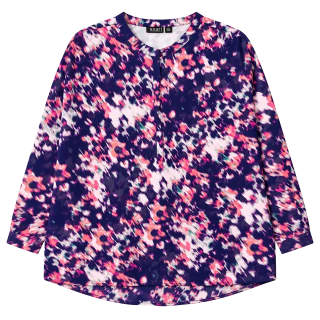 A.N.A A New Approach Blouse PXL Petite Multi Color Abstract