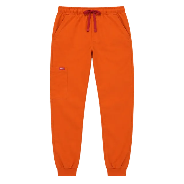 FIGS Technical Collection Scrub Pants XXS Orange Medical Nurse Jogger Athletic