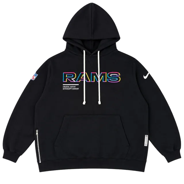 Nike Rams Crucial Catch Pullover Hoodie Size 3XL Black NFL
