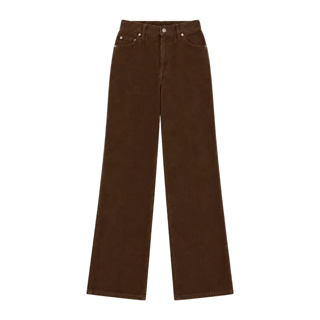 H.I.S. Corduroy Pants Size 8/9 Brown Vintage High Rise