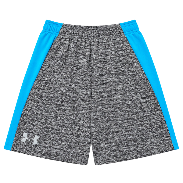 Under Armour Athletic Shorts Size YSM Gray Blue Gym Basketball