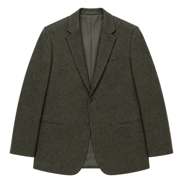 Vintage 90s JHane Barnes Mens Green Wool Sport Coat Blazer Jacket