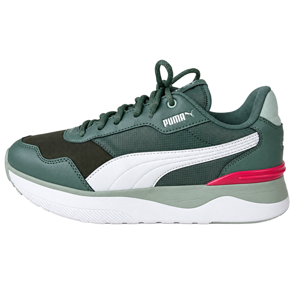 PUMA Women’s SoftFoam+ Low Top Lace-Up Sneakers Green White Pink