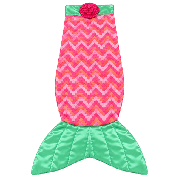 Snuggie Tails Pink And Green Mermaid Tail Blanket
