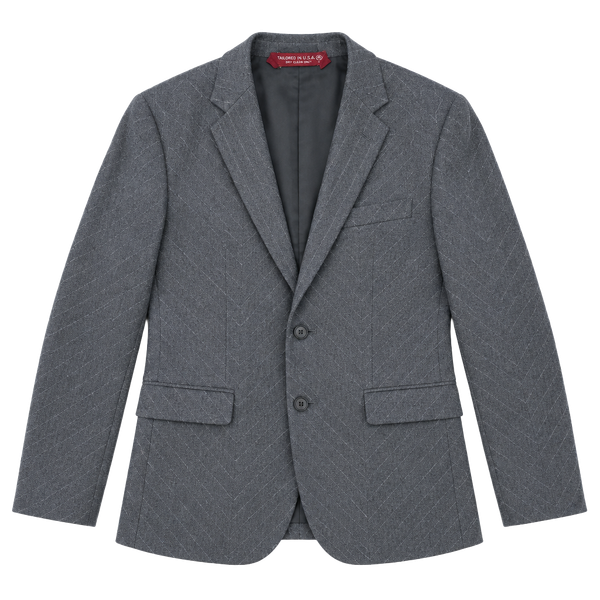 Tailored in U.S.A. Pinstripe Blazer Sport Coat Gray