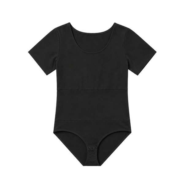 NWOT Seamless Short Sleeve Scoop Neck Shapewear Bodysuit  