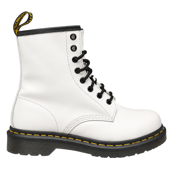Dr. Martens 1460 Smooth Leather 8-Eye Combat Boots White