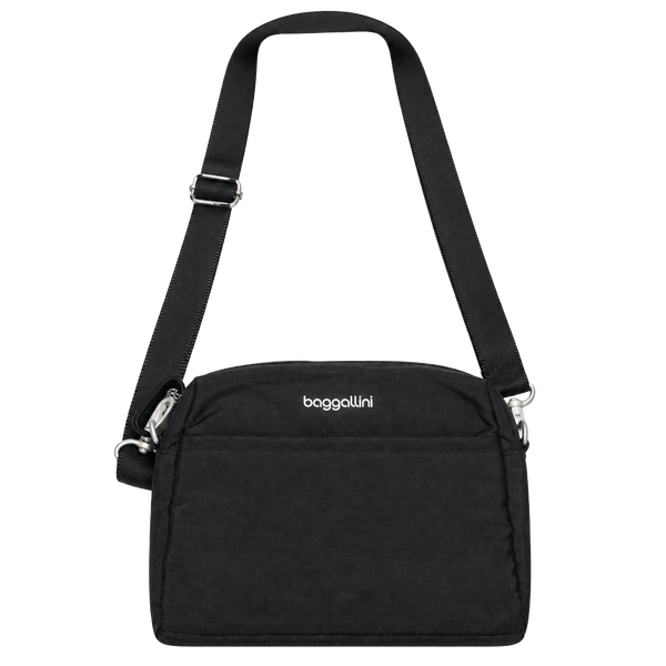 Baggallini Anti-Theft Crossbody Bag Black Nylon
