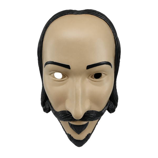 Novelty Man With Beard And Hair Costume Mask