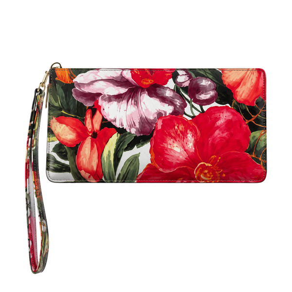 Christian Lacroix Marcelle Floral Wallet Clutch Wristlet