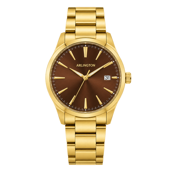 Nixon The Sentry SS Watch Gold Black Stainless Steel
