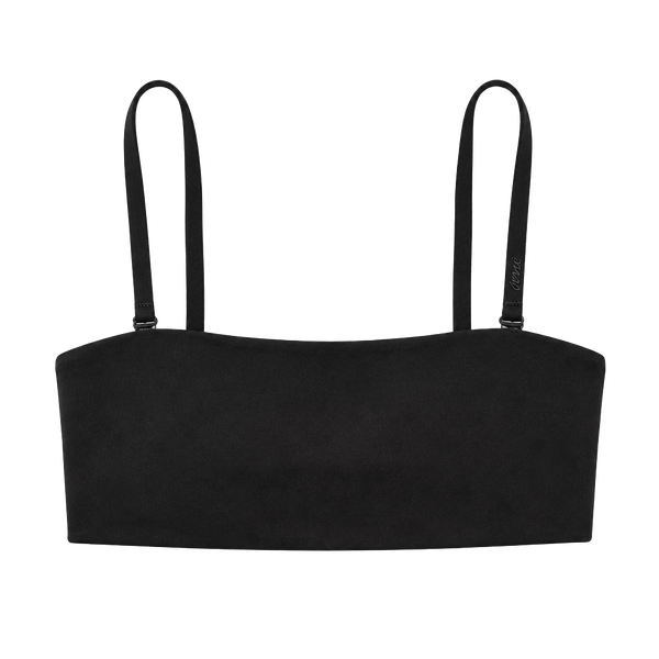 Smoothez by Aerie Black Bandeau Bra 34B