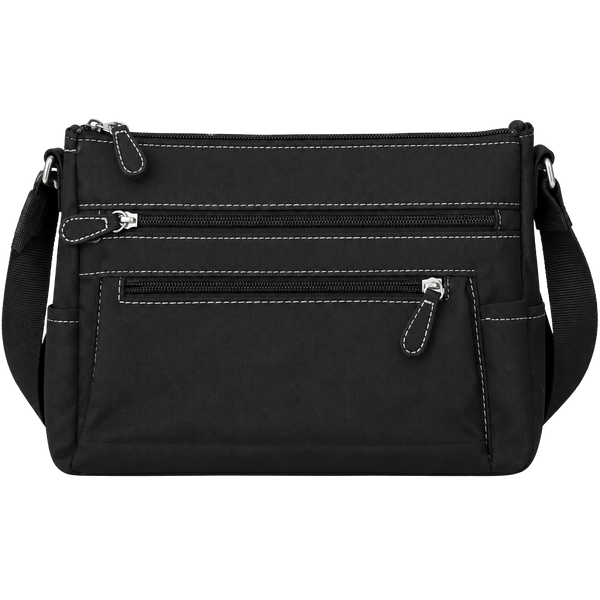 Giani Bernini Black Nylon Crossbody Bag with Multiple Pockets NWT