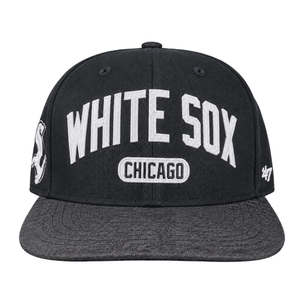 Pro Standard Chicago White Sox Corduroy Strapback Hat Black