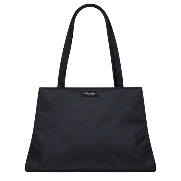 Kate Spade New York Black Nylon Shoulder Bag Tote Purse
