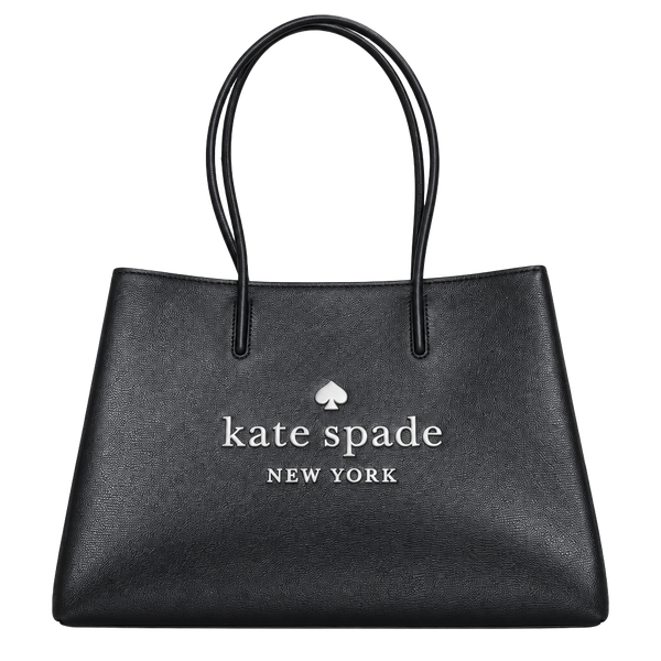 Kate Spade Trista Large Shopper Tote Black Leather