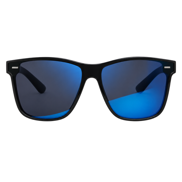 Sunglasses Blue Mirrored Lens 282