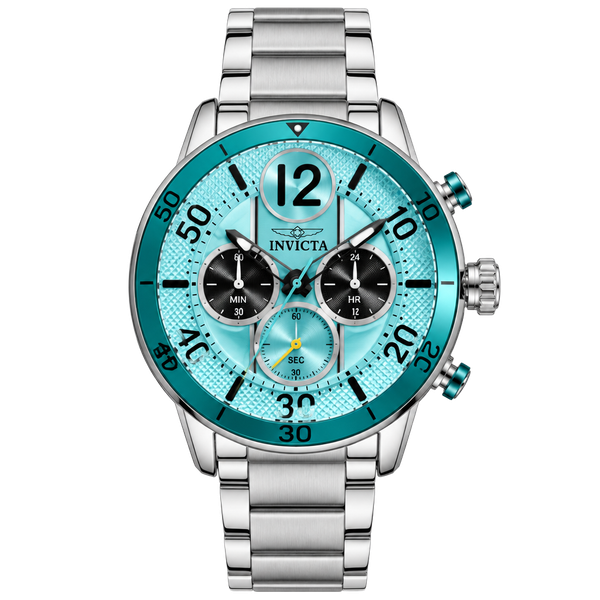 Invicta Speedway 50879 Men's Chronograph Watch Turquoise Dial 44 mm