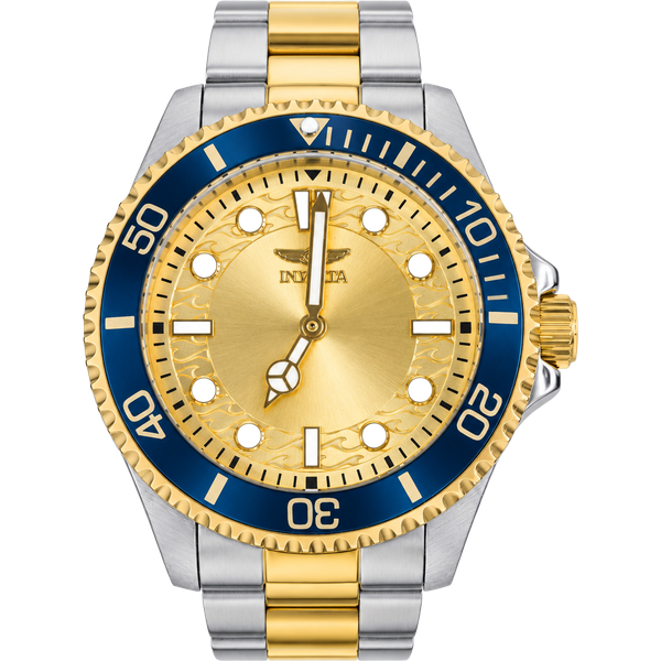 Invicta Pro Diver 43mm Two-Tone Gold Watch 49697