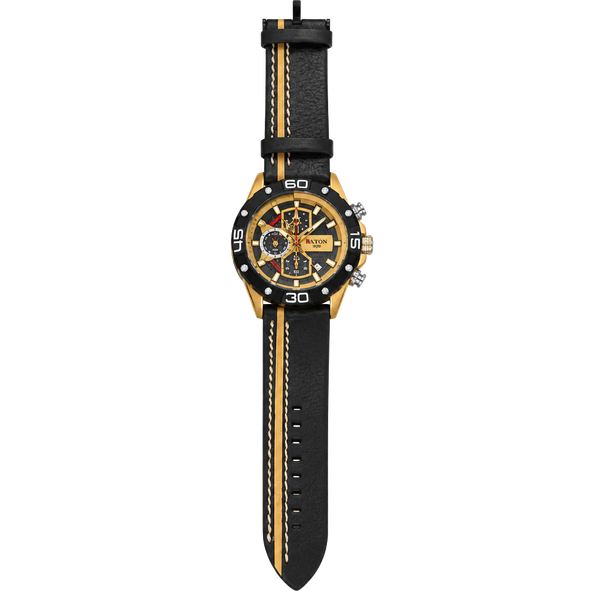 Naviforce NF8018 Chronograph Watch Rose Gold Black