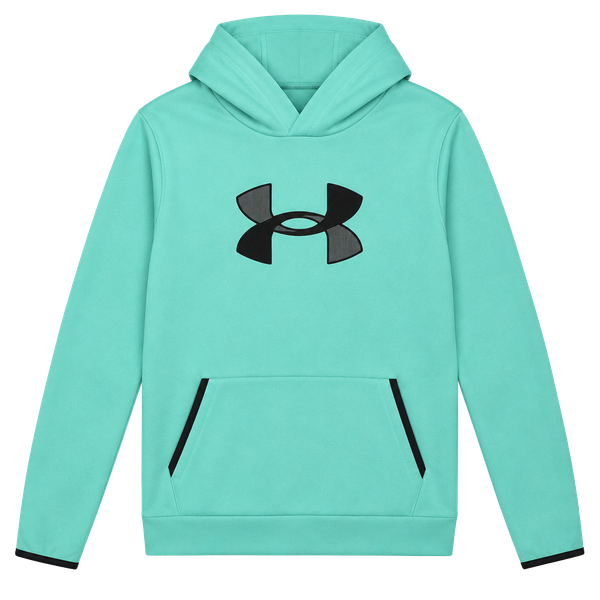 Under Armour Armour Fleece Hoodie Size YXL Aqua Blue