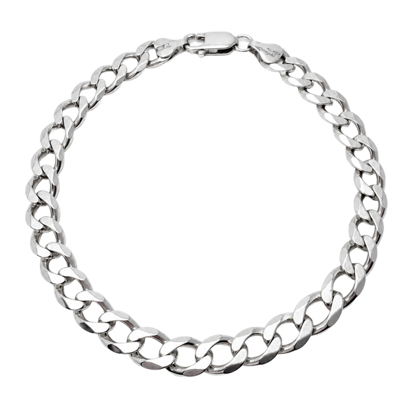  925 Italian Made Curb Chain Necklace 925 Sterling Silver