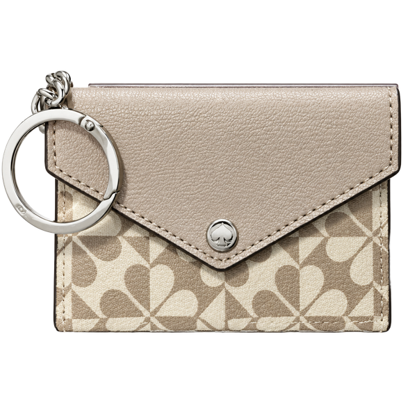 Kate Spade Spade Flower Envelope Card Holder Keychain