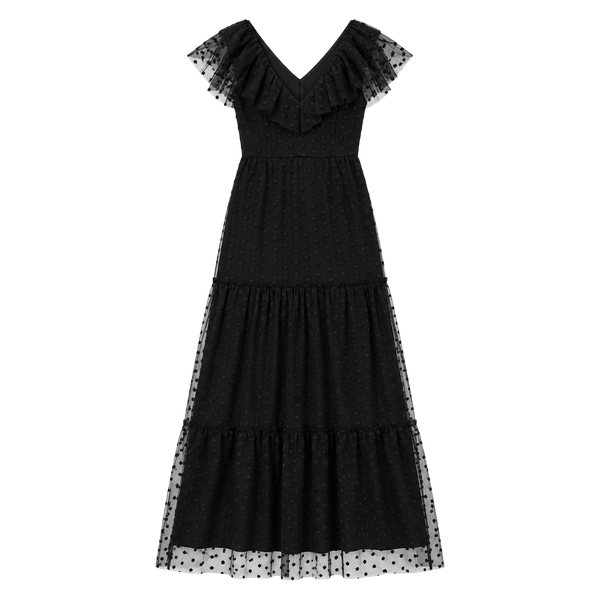 Tuckernuck Black Tulle Giselle Gown Size S