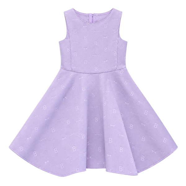Baker By Ted Baker Embossed Scuba Dress Size 10yrs Lilac Purple