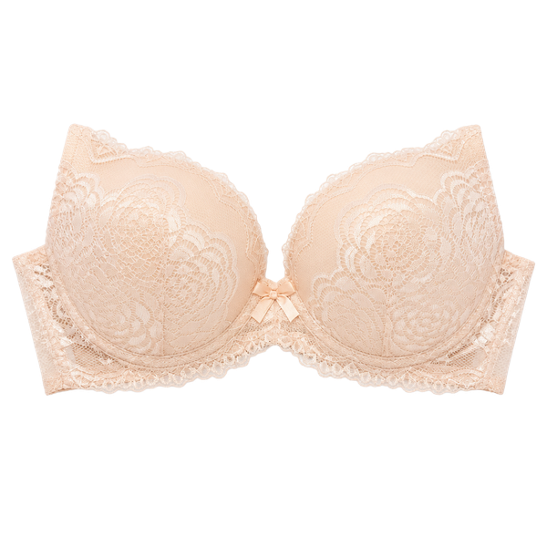 Rene Rofe Floral Lace Underwire Padded Bra Size 38C