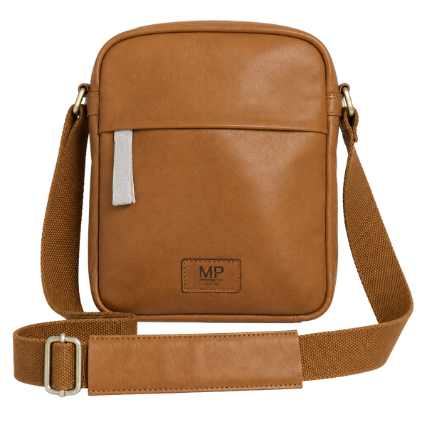 NWT MP Portugal Leather Crossbody Bag Brown