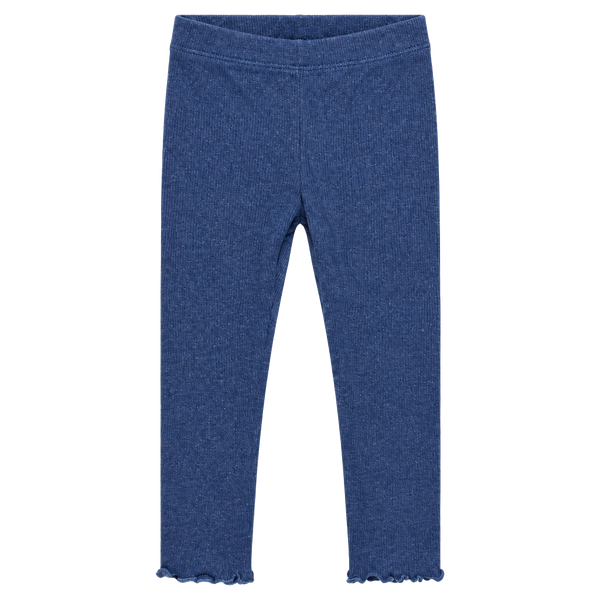 Garanimals Ribbed Leggings Size 12M Blue Lettuce Edge