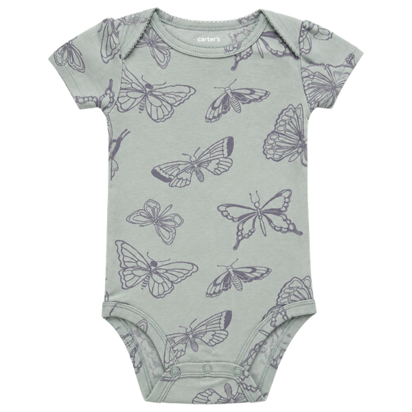 Carter's Bodysuit Size 12m Blue Butterfly Print