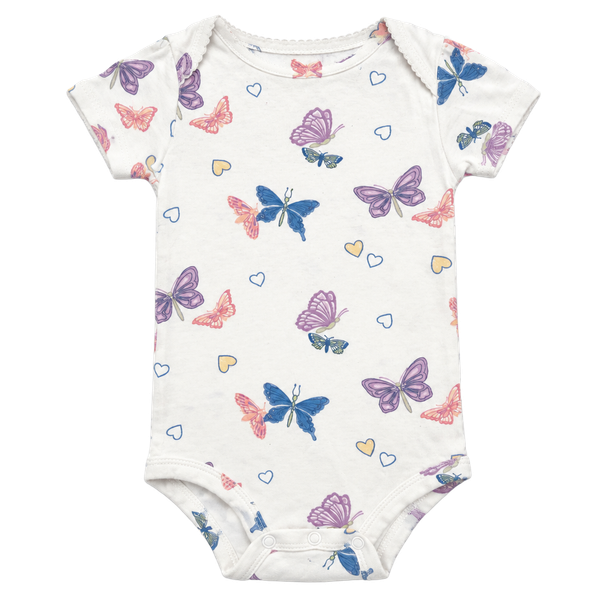 Carter's Butterfly Bodysuit Size 12m White Cotton
