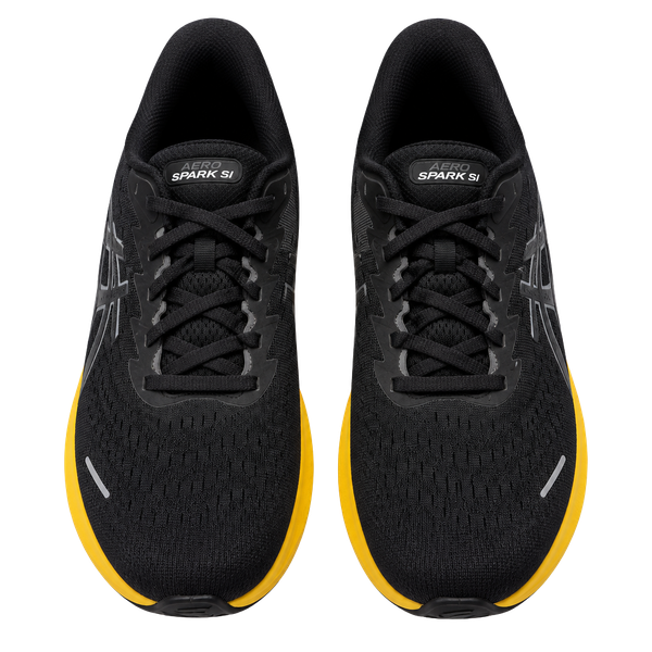 Skechers Aero Spark Sl Running Shoes Black Yellow Carbon Infused