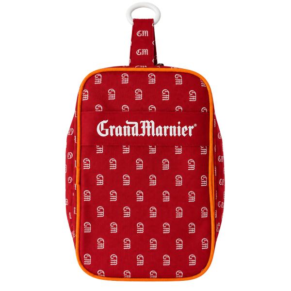 Grand Marnier Mini Multi-Compartment Bag Red Orange Promotional Pouch