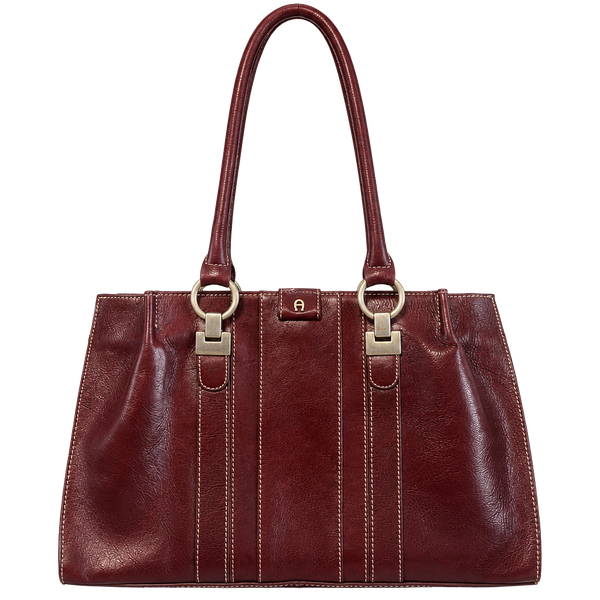 Etienne Aigner Leather Shoulder Bag Brown Vintage Handbag Purse