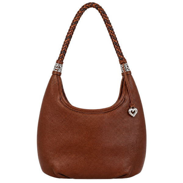 Brighton Shelby Brown Leather Shoulder Bag