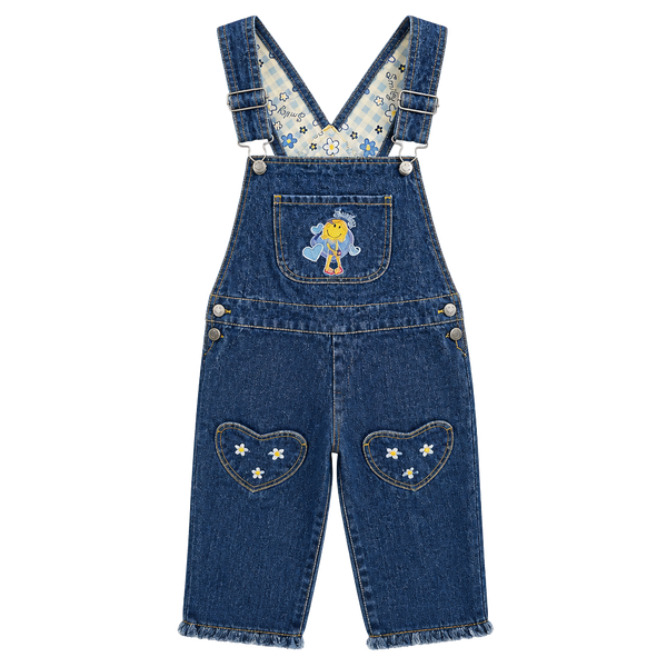 19902/Y2K Smiley Brand Overalls Girls 10/12