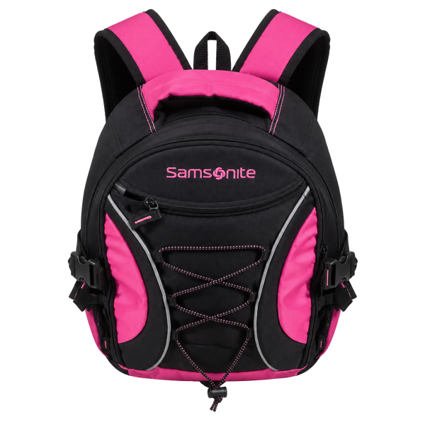 Samsonite Black and Pink Bungee Backpack