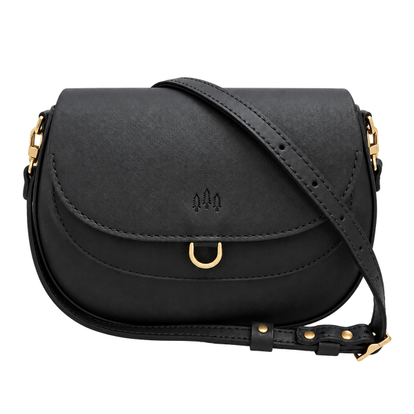 Portland Leather Large Monaco Crossbody Black
