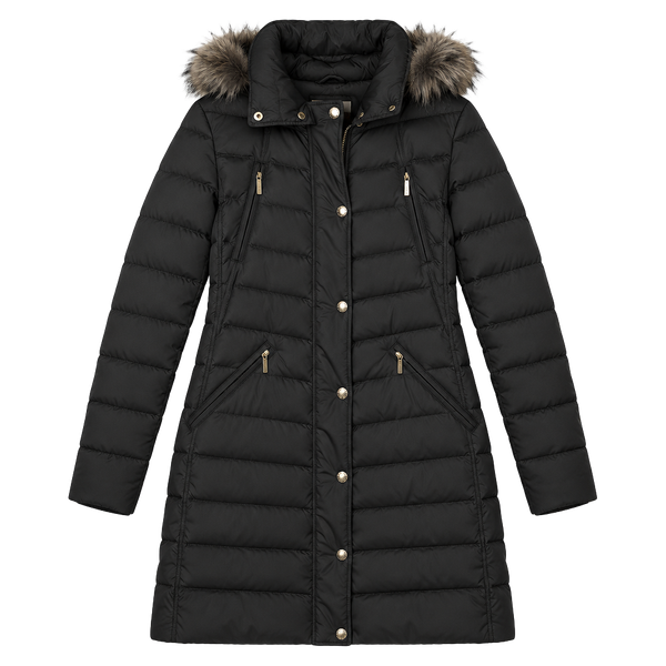 MICHAEL Michael Kors Down Puffer Coat Size S B
Faux Fur Hood